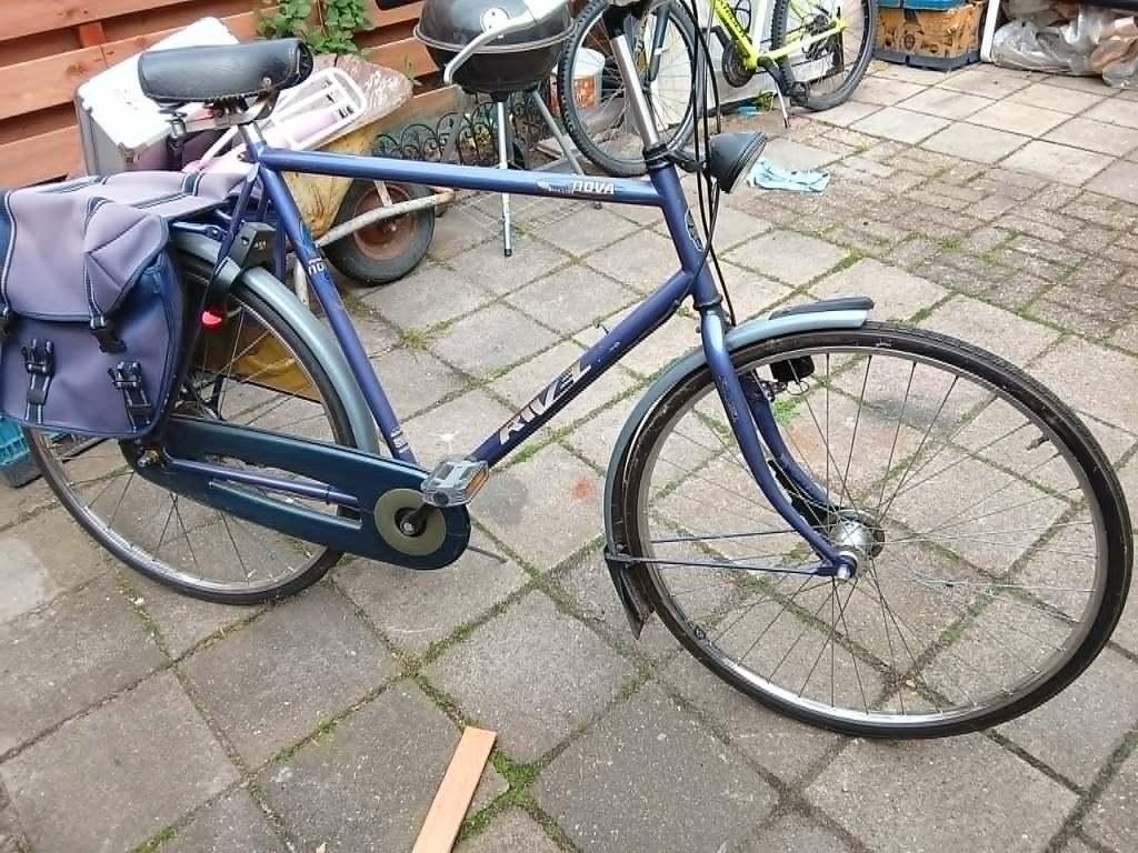 tekoop heren fiets, Ophalen, Gebruikt, Trommelrem, Overige merken