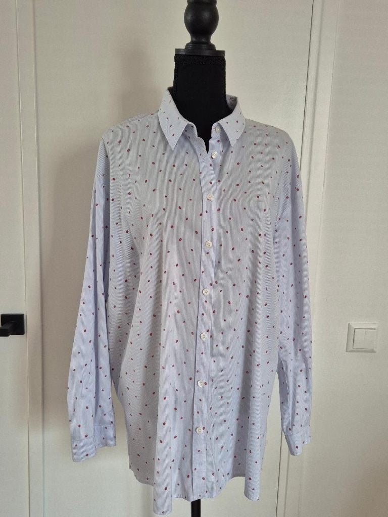 Ulla Popken blouse - Maat 42/44, Blauw, Blouse of Tuniek, Ulla Popken, Ophalen of Verzenden