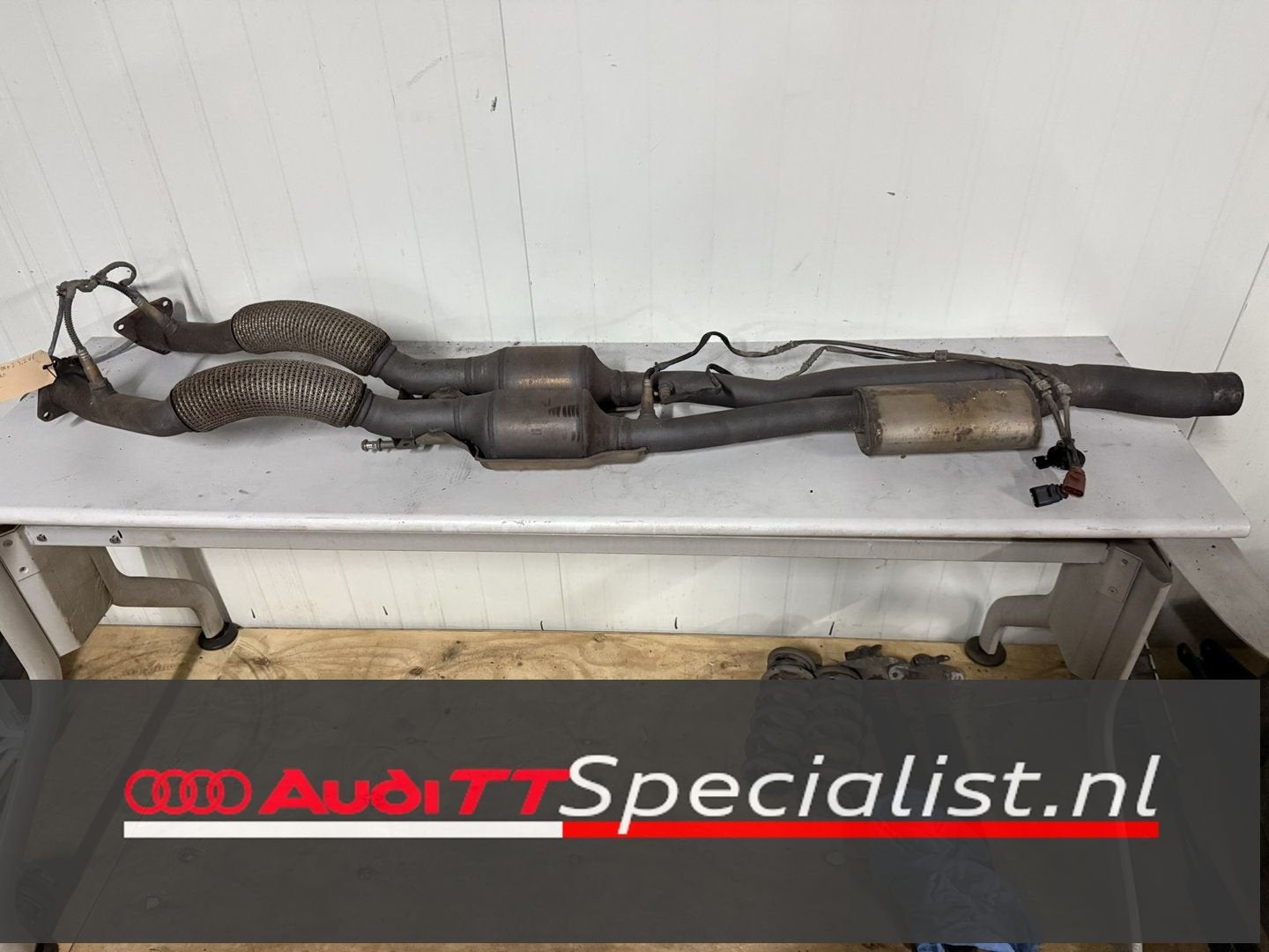 Katalysator dubbel met voorpijp en midden demper Audi TT V6, Auto-onderdelen, Ophalen, Gebruikt, -, -
