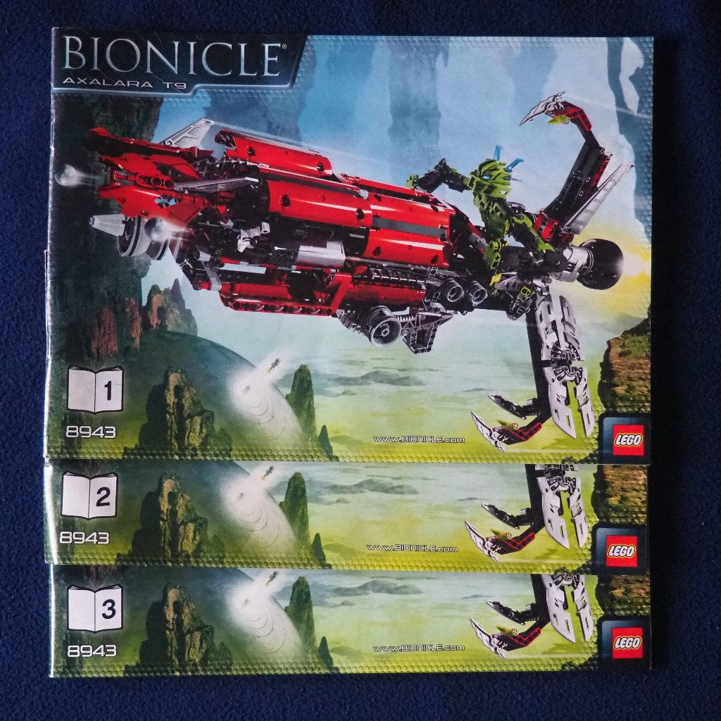 Lego Bionicle Battle Vehicles: 8943 Axalara T9, Inclusief instructies, Bionicle, Lego, Ophalen of Verzenden