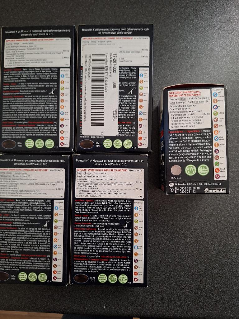 Lucovitaal rode gist rijst, Ophalen of Verzenden, Nieuw, Overige typen