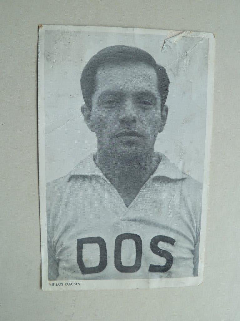 Spelerskaart.  Miklos.Dacsev.  DOS   Utrecht Nieuwsblad, Ophalen of Verzenden, Gebruikt, Overige binnenlandse clubs, Spelerskaart
