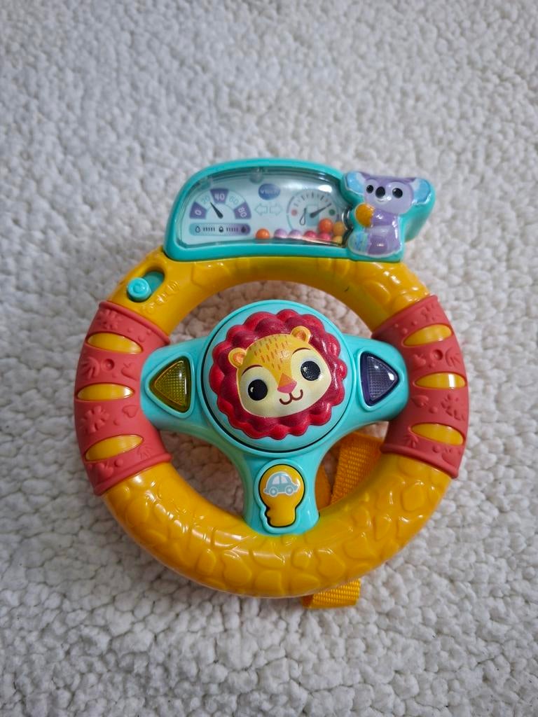 VTech Baby Stuur met Geluid en Licht - Leeuw Thema, Kinderen en Baby's, Speelgoed | Vtech, Ophalen of Verzenden, Zo goed als nieuw