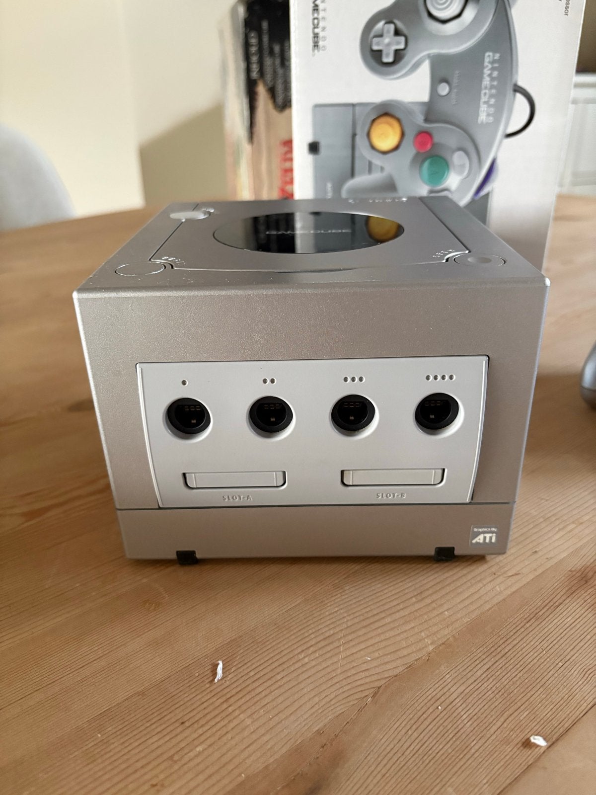 Nintendo GameCube Platinum Limited Edition The Wind Waker, Ophalen of Verzenden, Met 1 controller, Zilver, Gebruikt