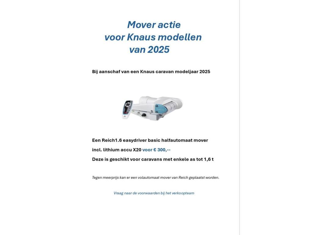 Knaus Sport 460 EU Enkele bedden, Caravans en Kamperen, Standaardzit, Bedrijf, Schokbreker, 5 tot 6 meter