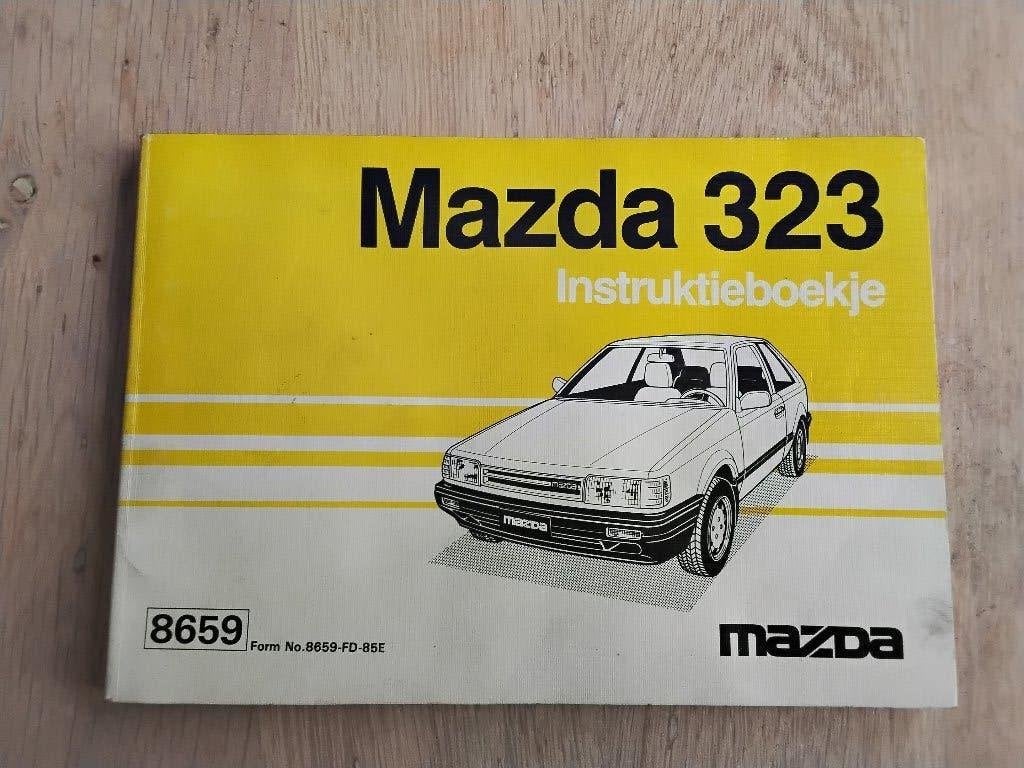 Mazda 323 instructieboekje 1985, Ophalen of Verzenden