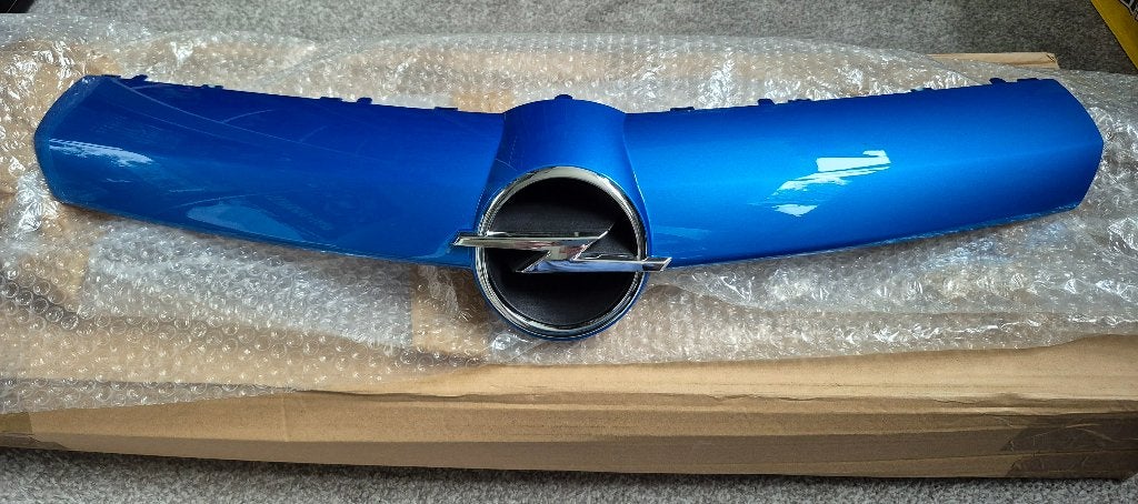 Opel Corsa D OPC - Voorbumper Grill Blauw (nieuw), Voor, Opel, Nieuw, Ophalen of Verzenden
