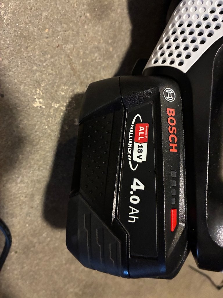 Bosch accu steelstofzuiger, Witgoed en Apparatuur, Stofzuigers, Ophalen, Gebruikt, Bosch, Geschikt voor tapijt