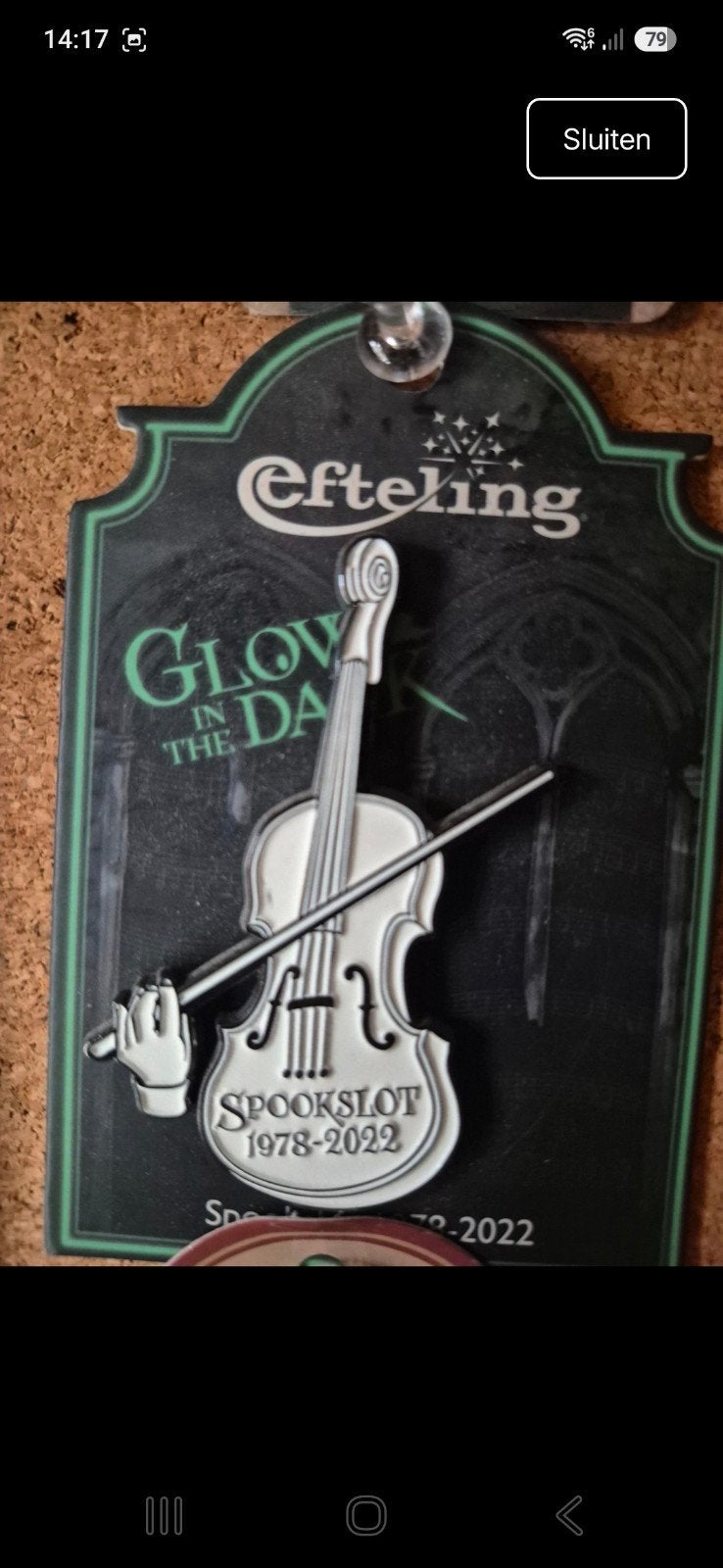 Efteling Spookslot Pin -2022, Ophalen of Verzenden