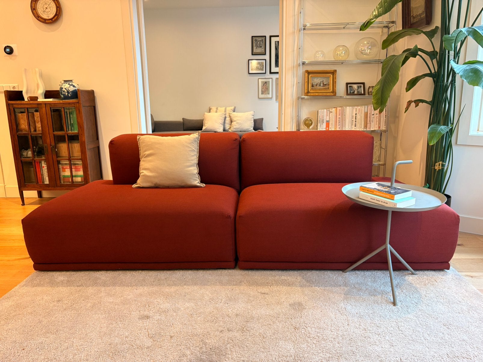 Muuto connect bank, Ophalen, Driepersoons, 75 tot 100 cm, Zo goed als nieuw