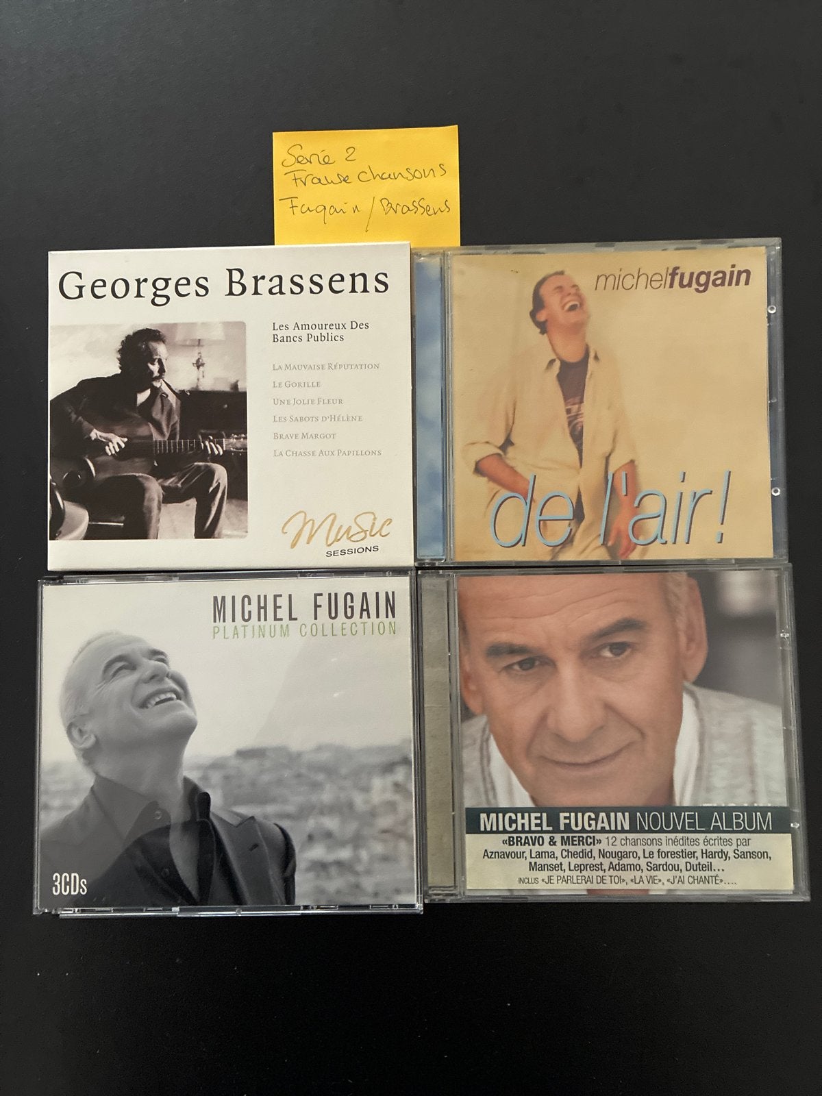 CD collectie: Georges Brassens & Michel Fugain (4 CD's), Gebruikt, Ophalen of Verzenden, Chanson, Inclusief doosje
