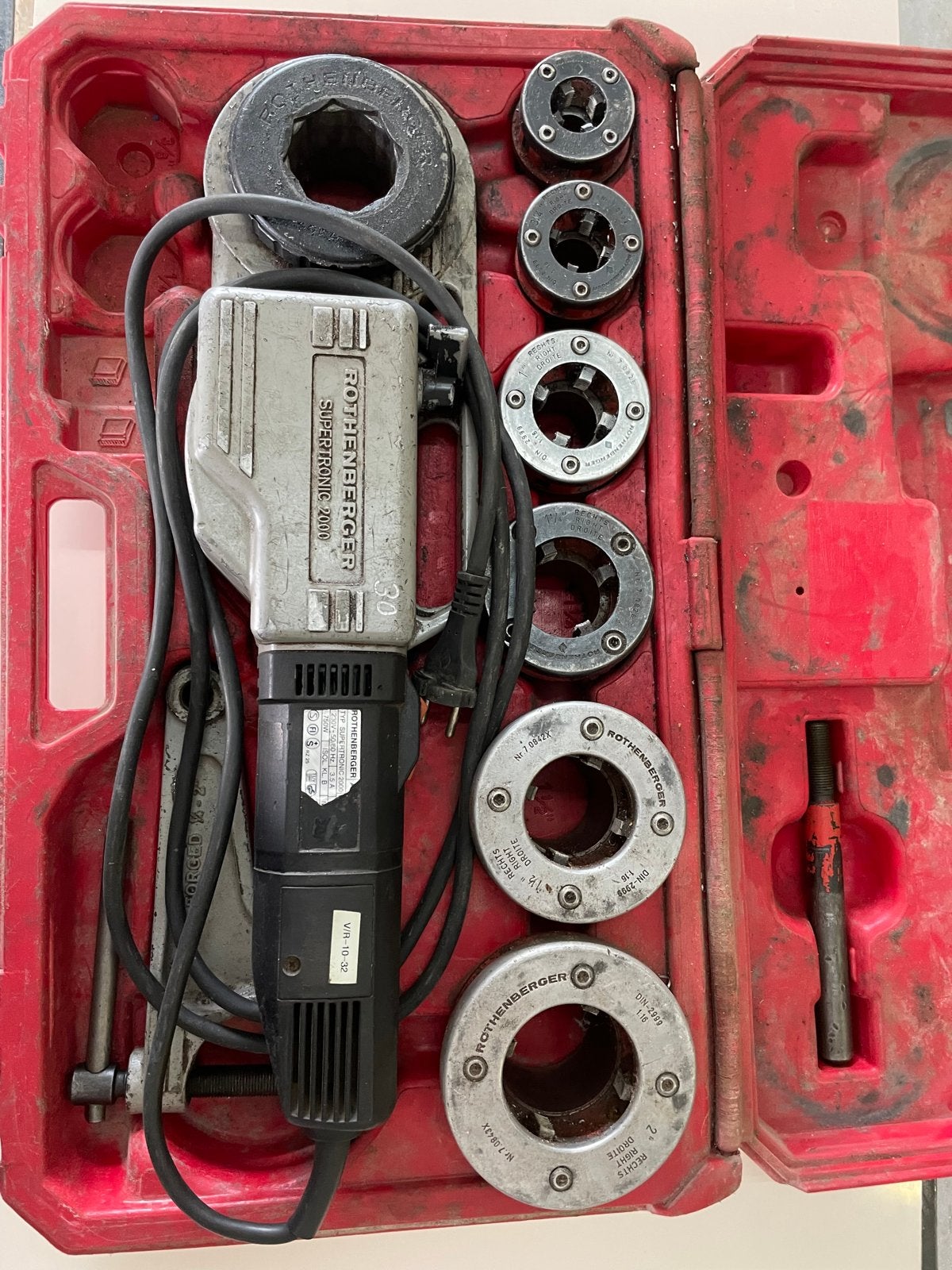 Rothenberger Supertronic 2000 draadsnijmachine, Ophalen, Gebruikt, Overige typen, Overige merken