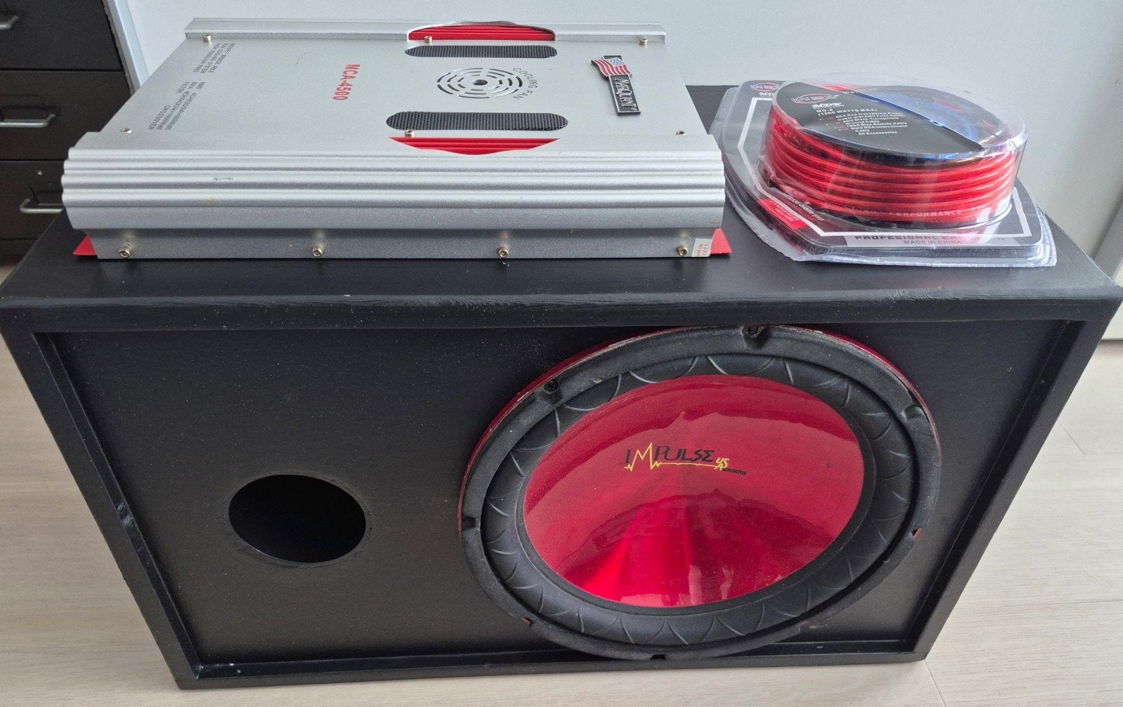 Subwoofer met versterker, Ophalen, Gebruikt