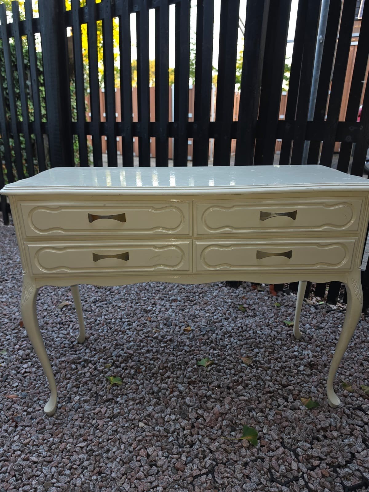 Leuke vintage sidetable met lades, Huis en Inrichting, Gebruikt, 50 tot 100 cm, Vintage, Klassiek, Ophalen of Verzenden