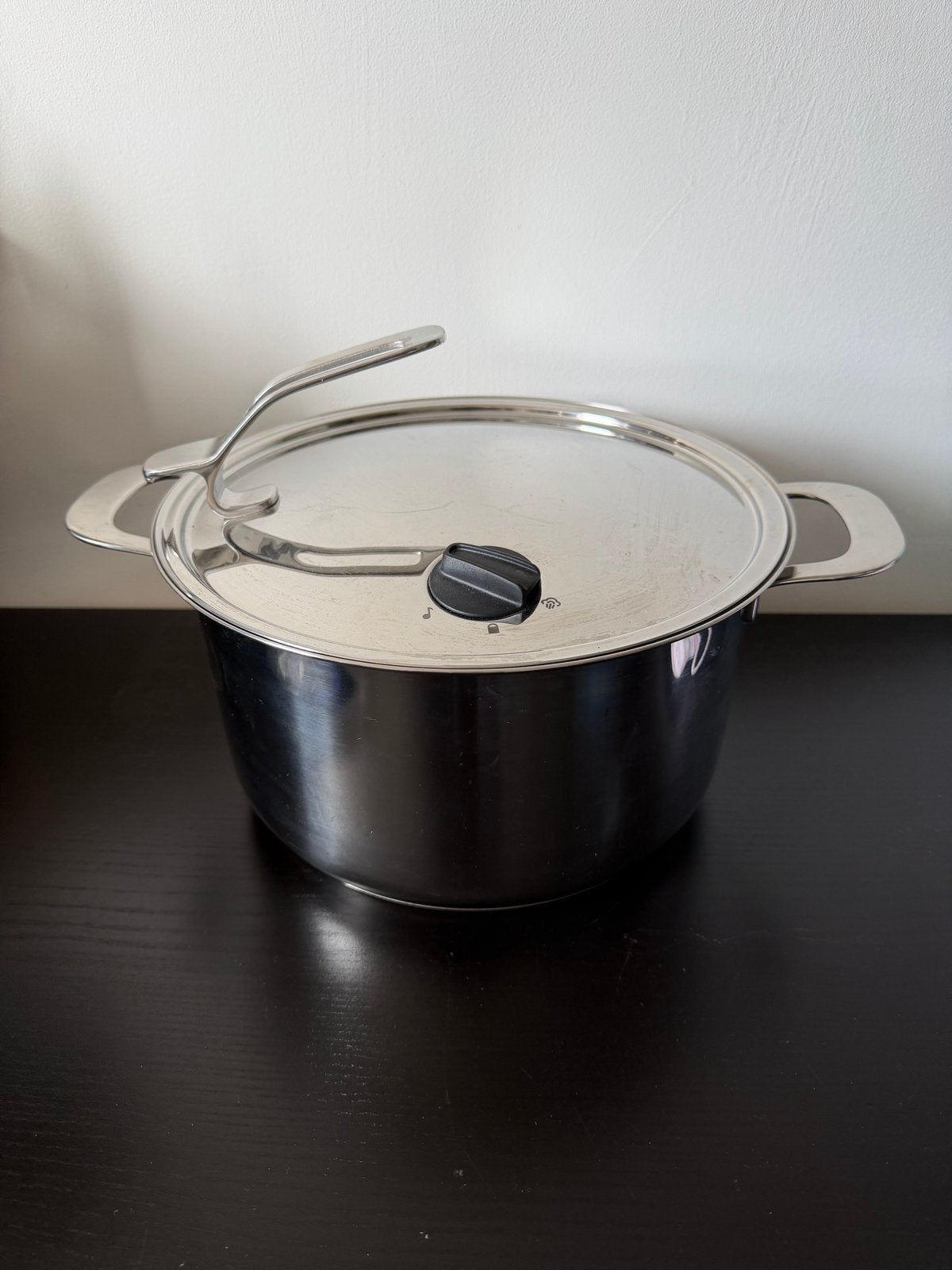 Tupperware pan 7,6L RVS - Gebruikt, Gebruikt, Ophalen of Verzenden, Rvs, Kookpan