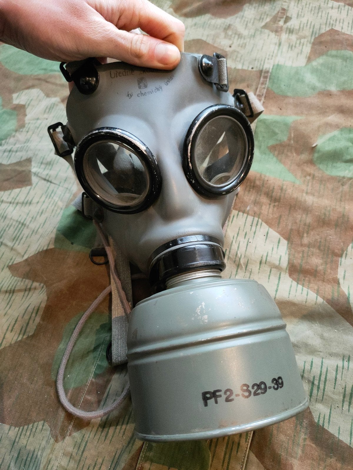 WO2 1939 gasmasker in originele bus, Ophalen of Verzenden, Duitsland