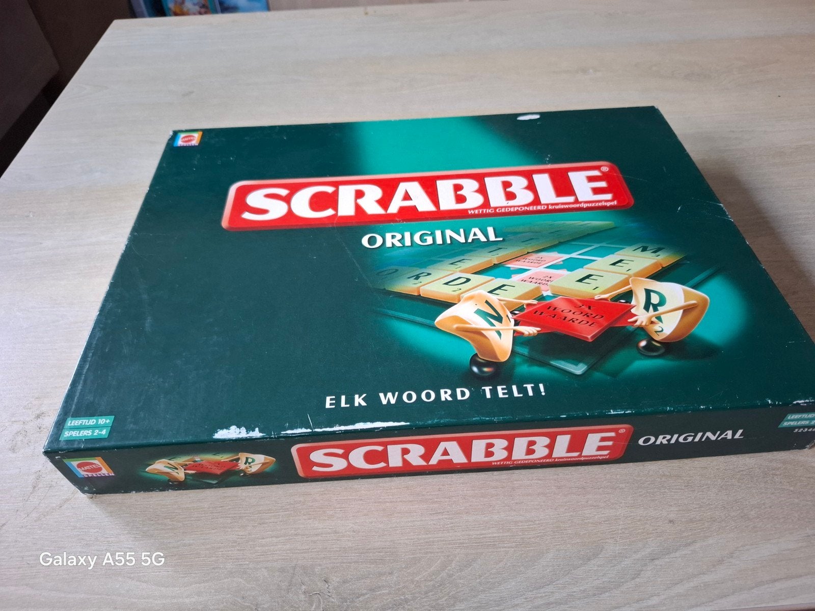 Scrabble Original Bordspel - Compleet en in goede staat, Mattel, Gebruikt, Ophalen of Verzenden, Mattel