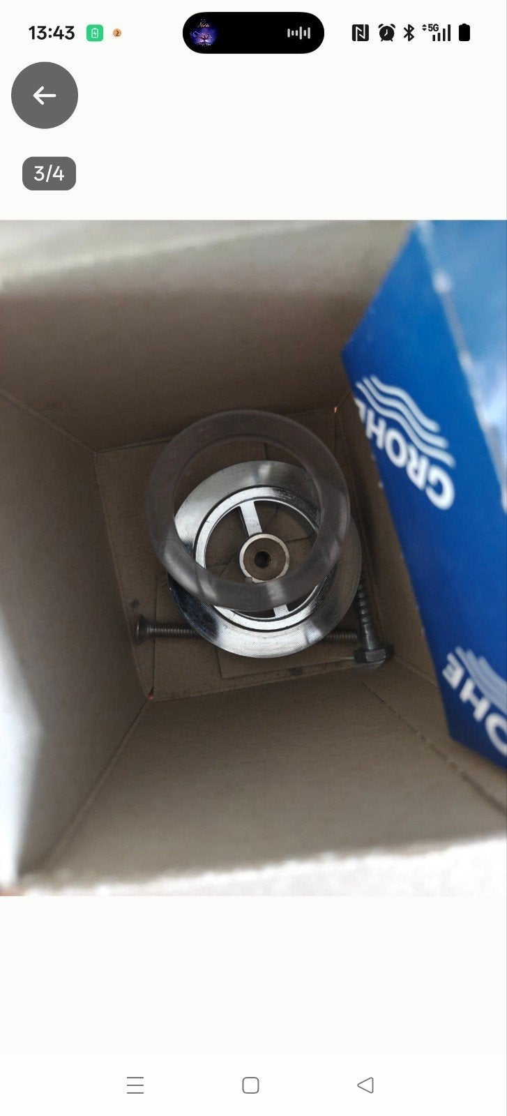 Gloednieuwe Grohe gootsteen dop, Ophalen of Verzenden, Nieuw, Chroom, Overige typen
