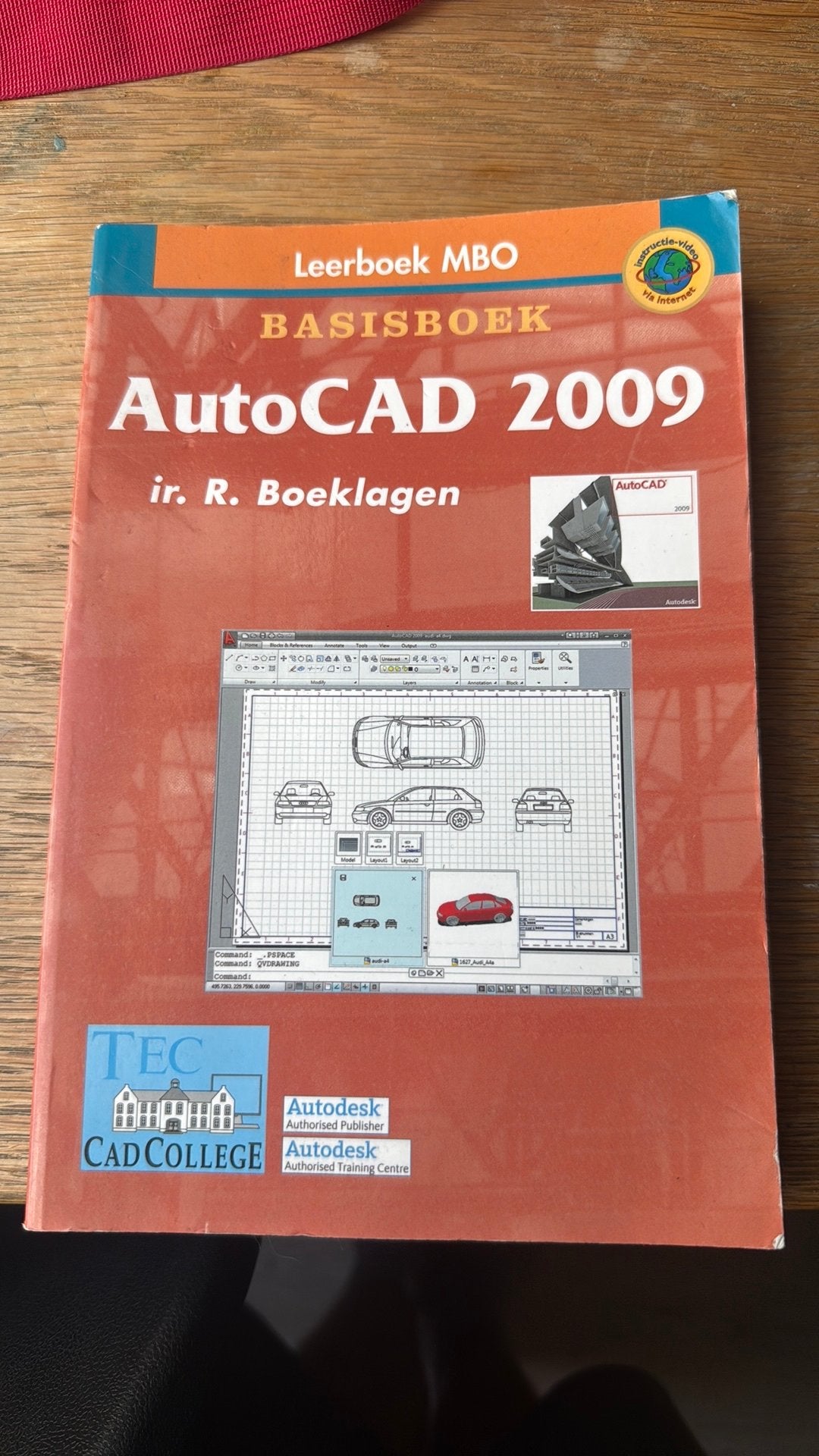 Basisboek autocad 2009, Ophalen of Verzenden, Zo goed als nieuw