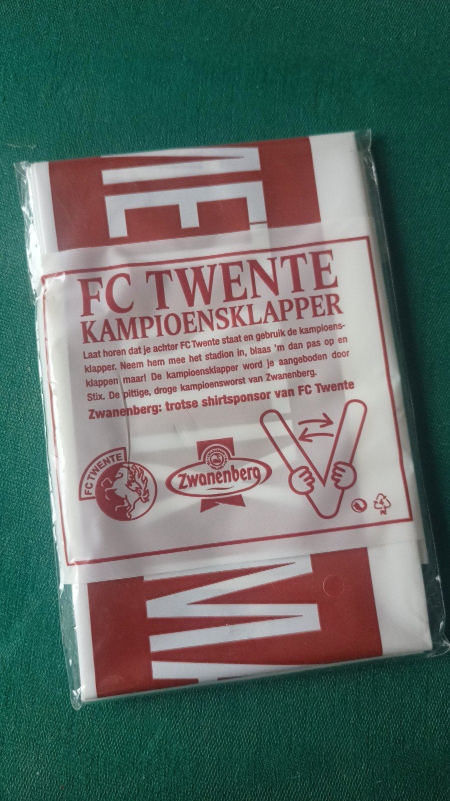 FC Twente Kampioensklapper - Nieuw in verpakking, Ophalen of Verzenden, Nieuw