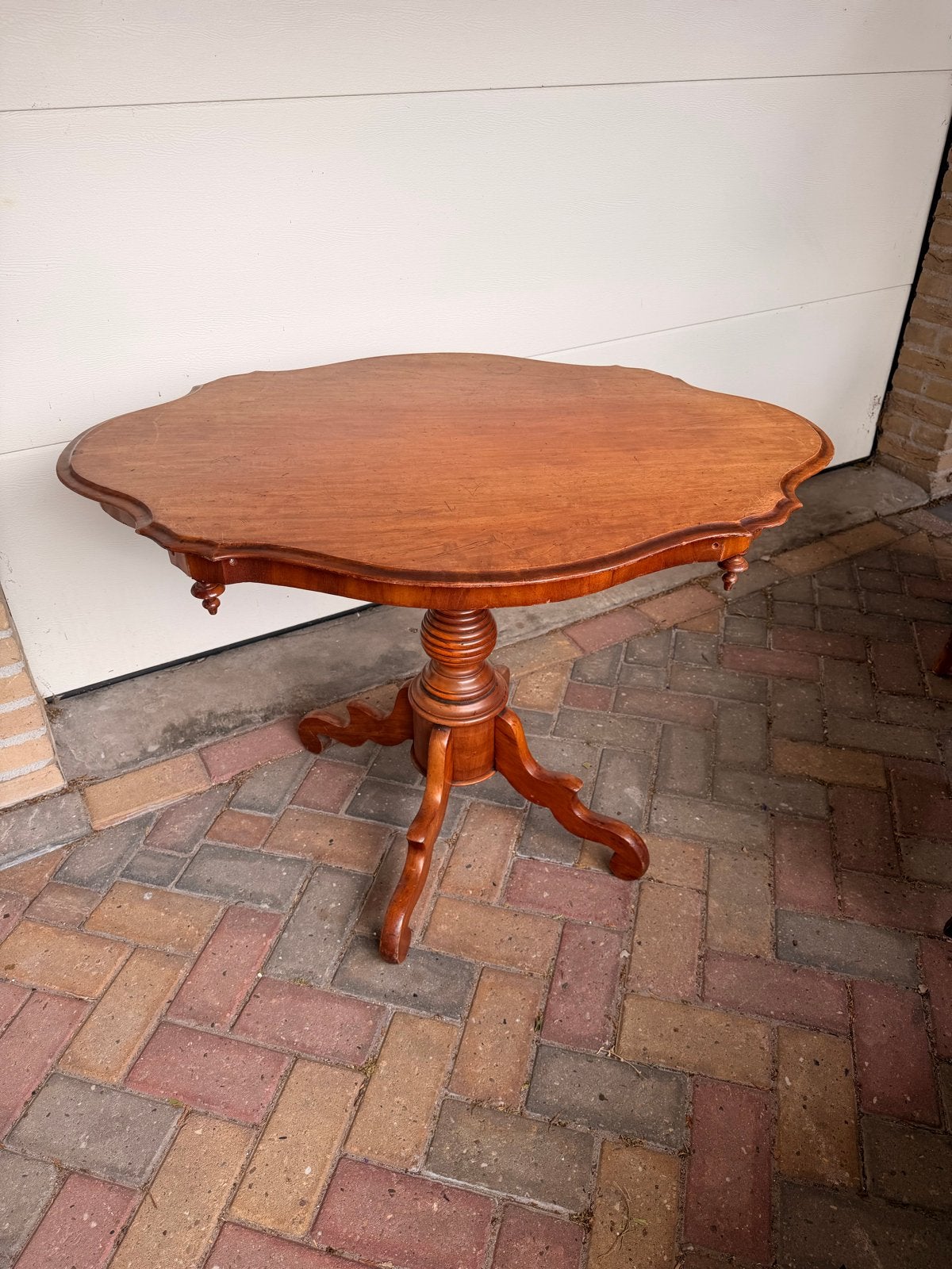 Vintage houten tafel - Bijzettafel, Ophalen