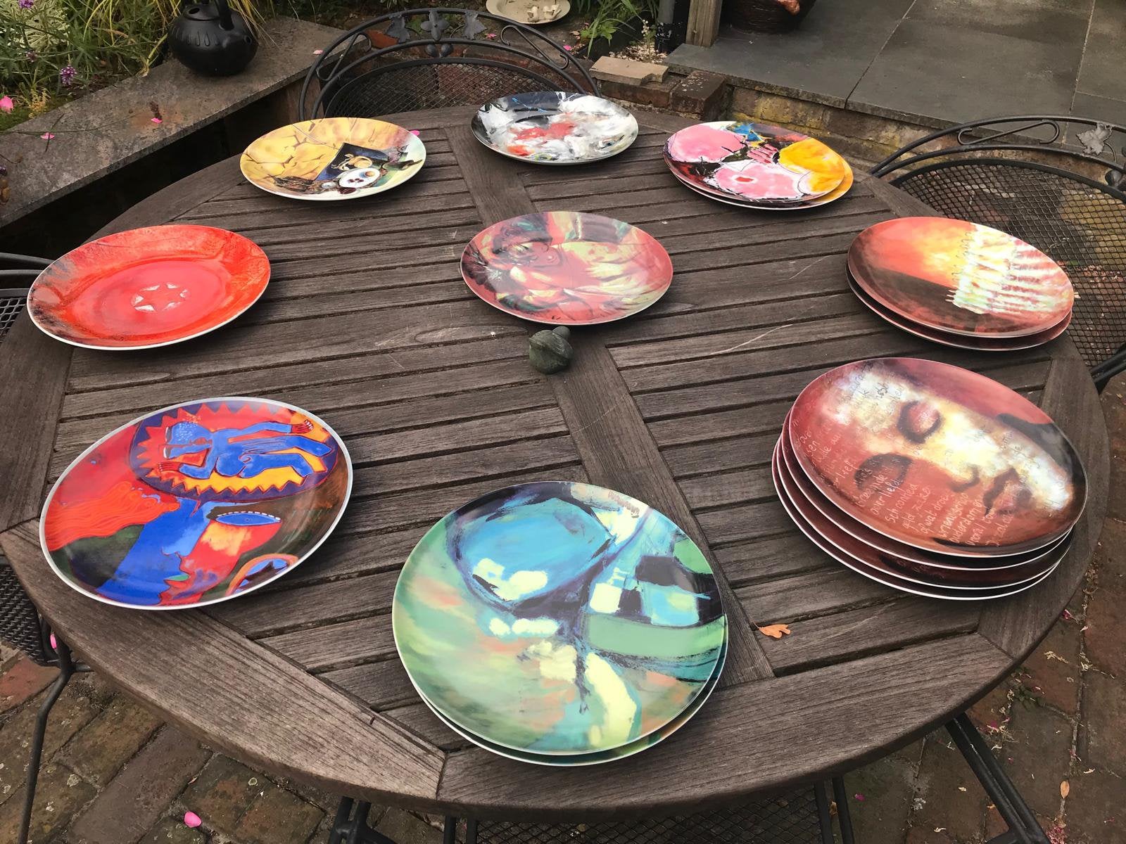 15 kunst onderborden te koop. Ze zijn zo goed als nieuw., Ophalen, Overige merken, Zo goed als nieuw, Bord(en)
