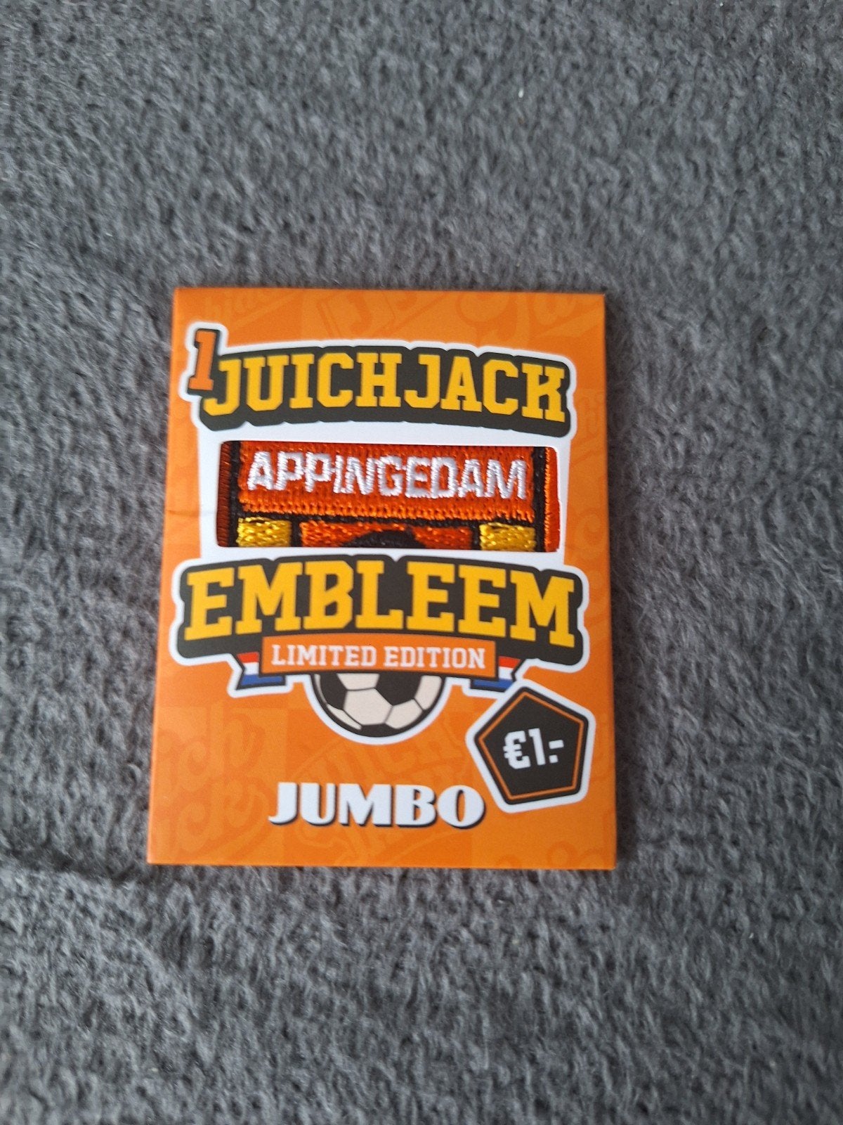 Jumbo Juich Jack Embleem/ Appingedam, Hobby en Vrije tijd, Kledingapplicaties en Hotfix, Ophalen, Nieuw