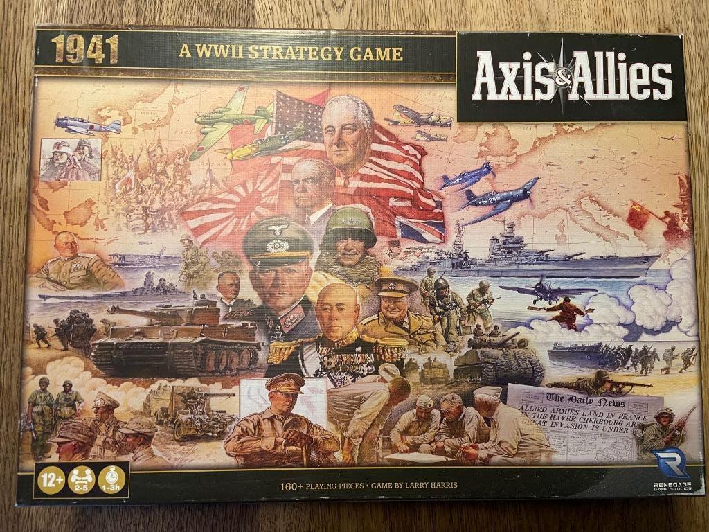 Axis & Allies spring 1942, Hobby en Vrije tijd, Gezelschapsspellen | Bordspellen, Vijf spelers of meer, Ophalen of Verzenden, Zo goed als nieuw