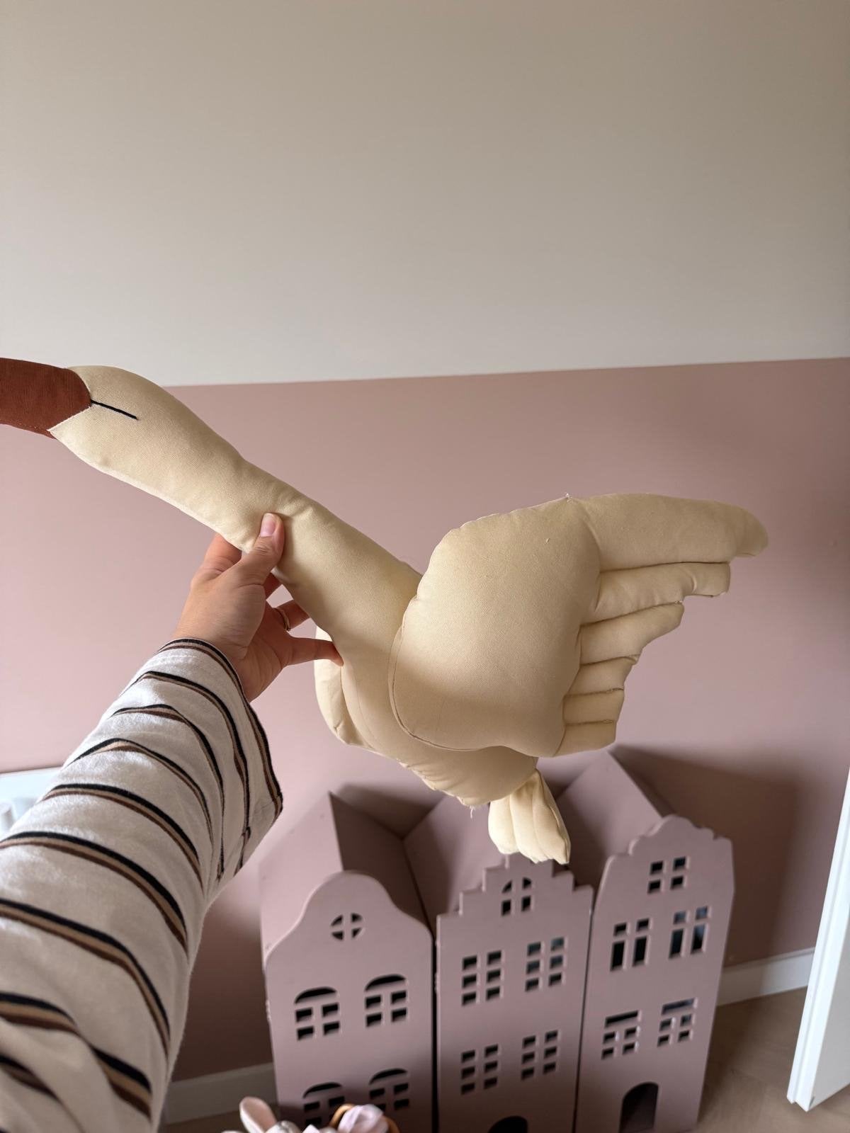 Grote zwaan knuffel/decoratie voor kinderkamer, Ophalen, Overige merken, Overige karakters, Overige typen