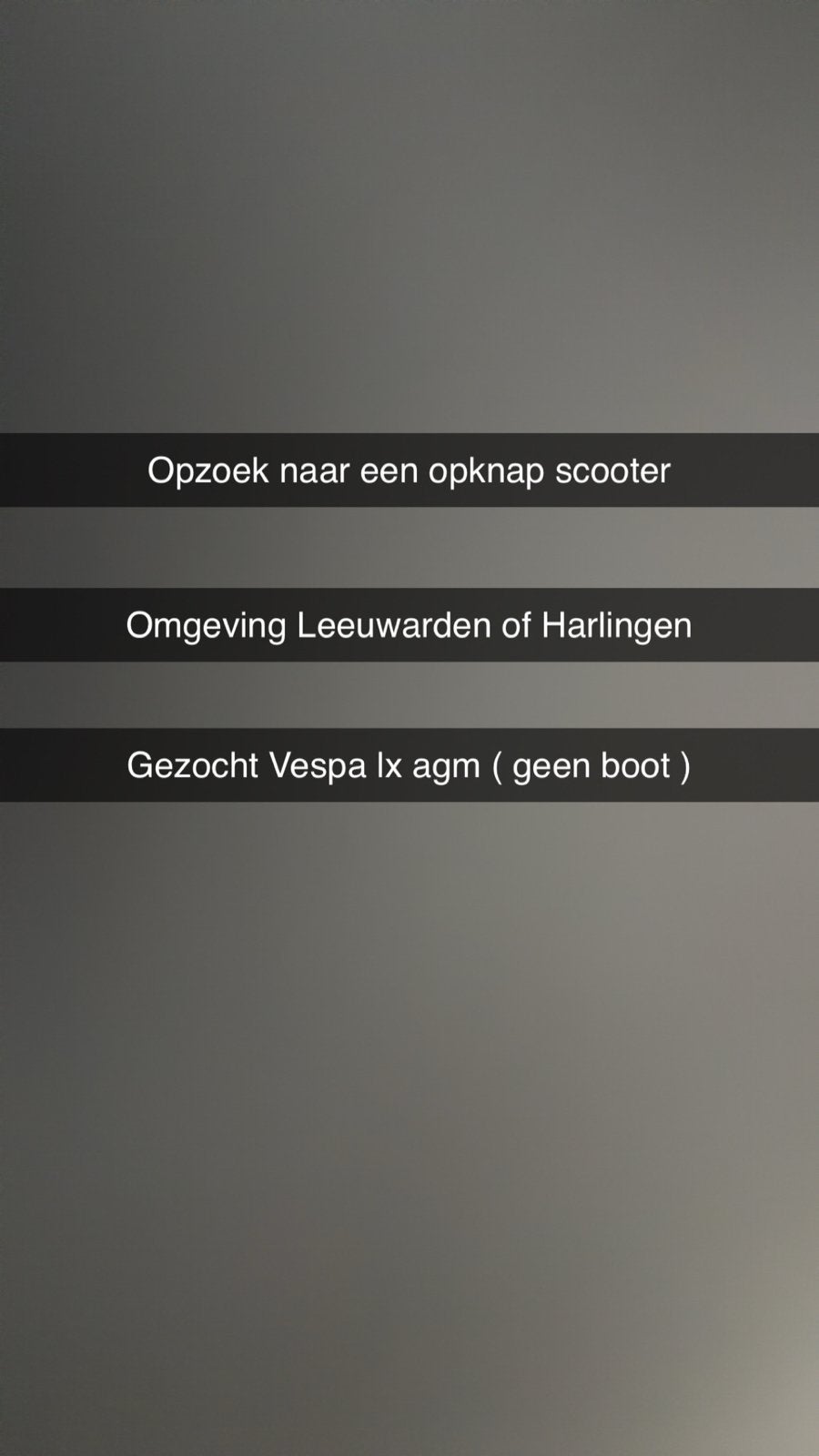 Gezocht: opknapscooter, Fietsen en Brommers, Scooters | Vespa, Ophalen of Verzenden, Gebruikt, Benzine, Vespa LX