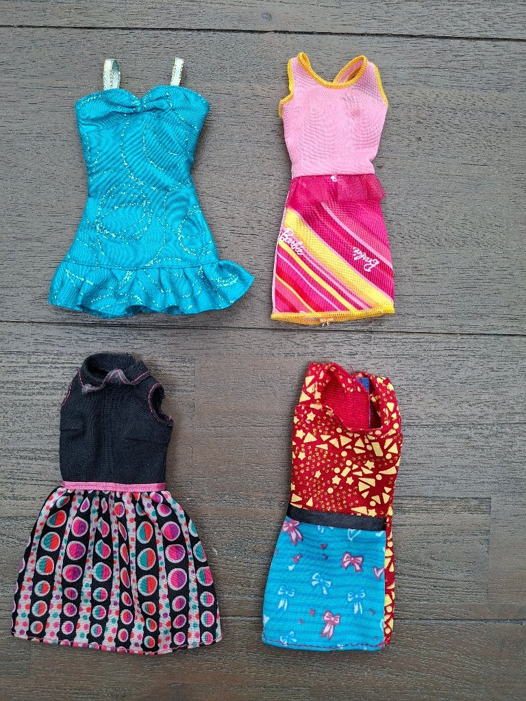 barbie 8 Mattel jurkjes, Ophalen of Verzenden, Gebruikt, Barbie