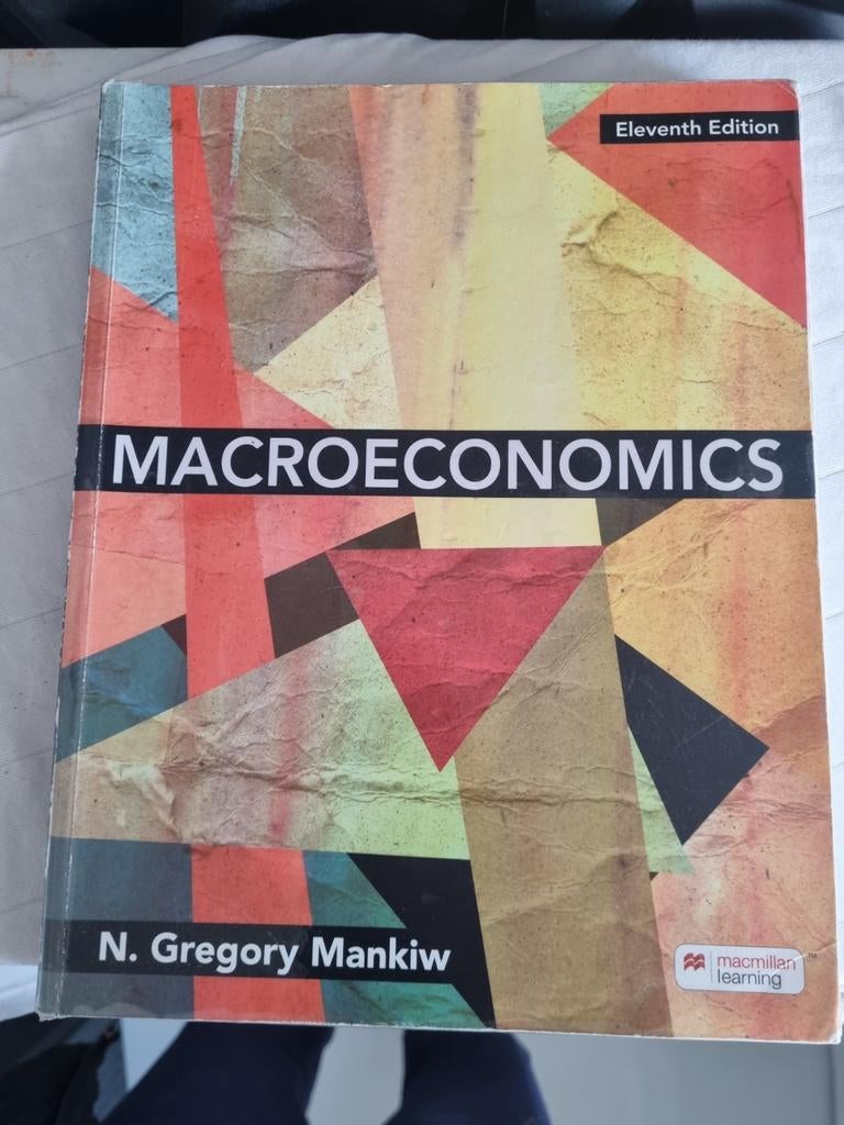 Macroeconomics - N. Gregory Mankiw (Elfde Editie), N. Gregory Mankiw, Niet van toepassing, Ophalen of Verzenden, Zo goed als nieuw