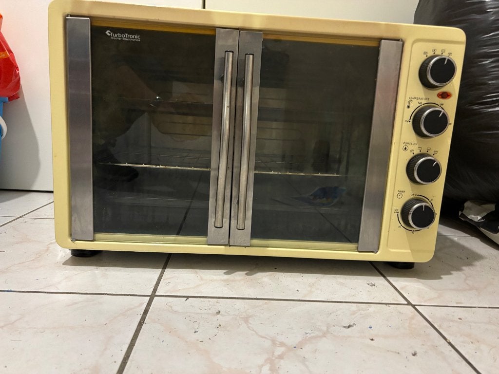 TurboTronic Elektrische Oven – Perfect voor Studentenkamers!, Ophalen, Minder dan 45 cm, Hete lucht, Oven met grill