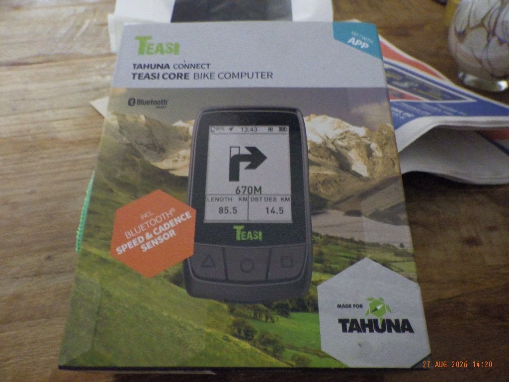 Teasi Core Fiets Computer, Fietsen en Brommers, Ophalen of Verzenden, Hartslagsensor, Nieuw