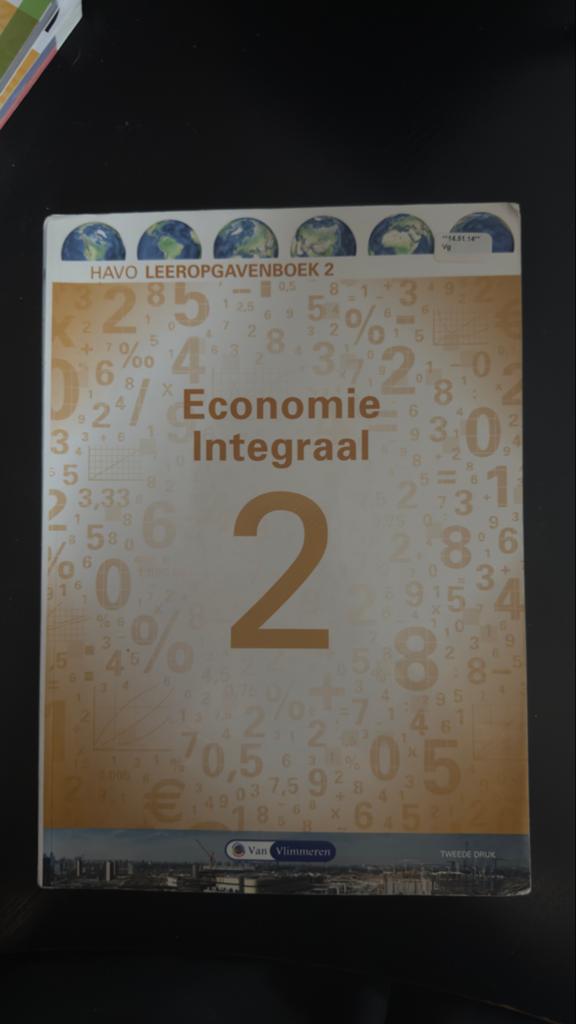 HAVO Leeropgavenboek 2 Economie Integraal, Boeken, Schoolboeken, Ophalen of Verzenden, Zo goed als nieuw, HAVO, Economie
