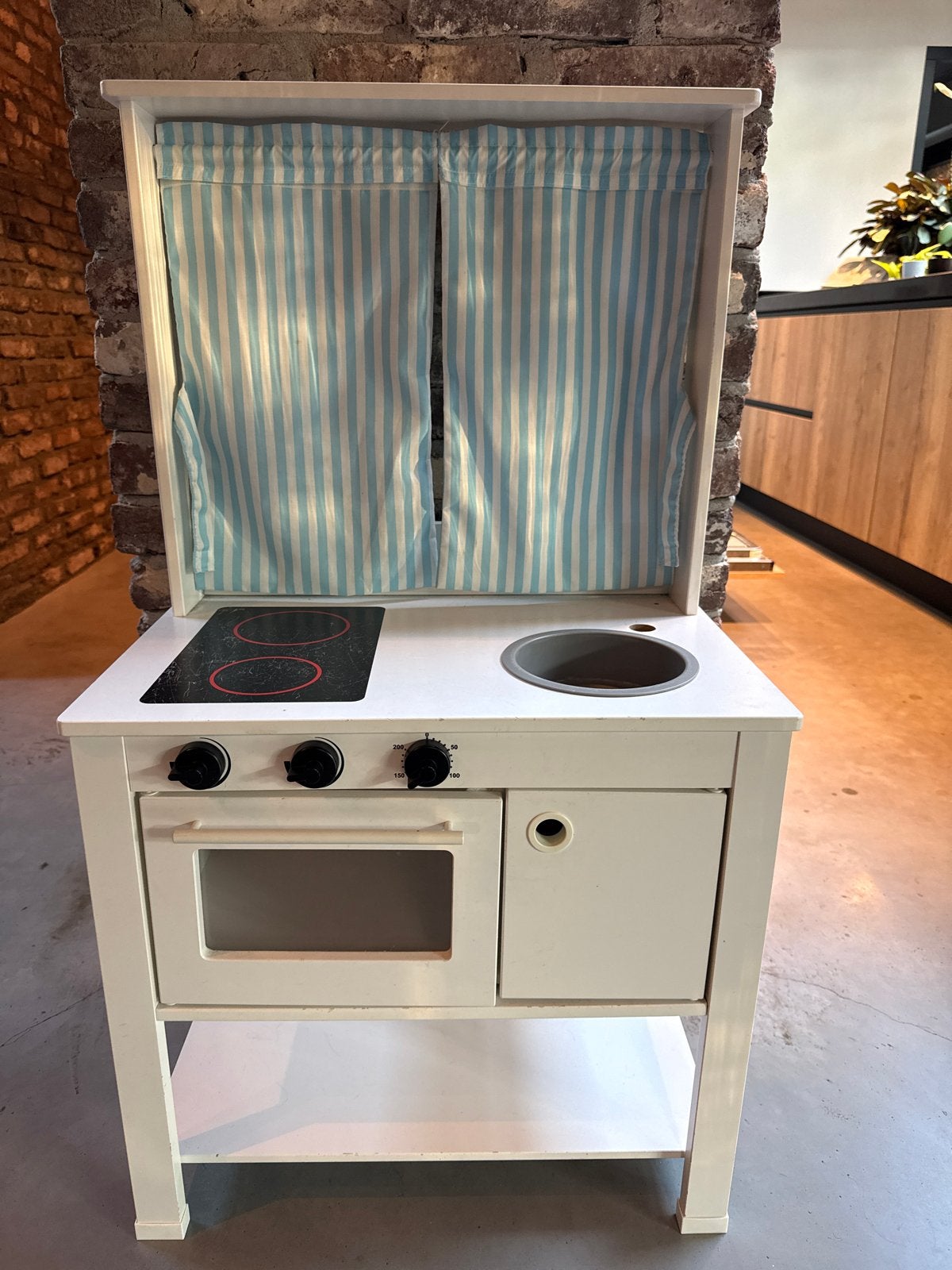 IKEA Duktig Speelkeuken met Gordijntjes, Ophalen, Gebruikt, Hout, Speelkeuken