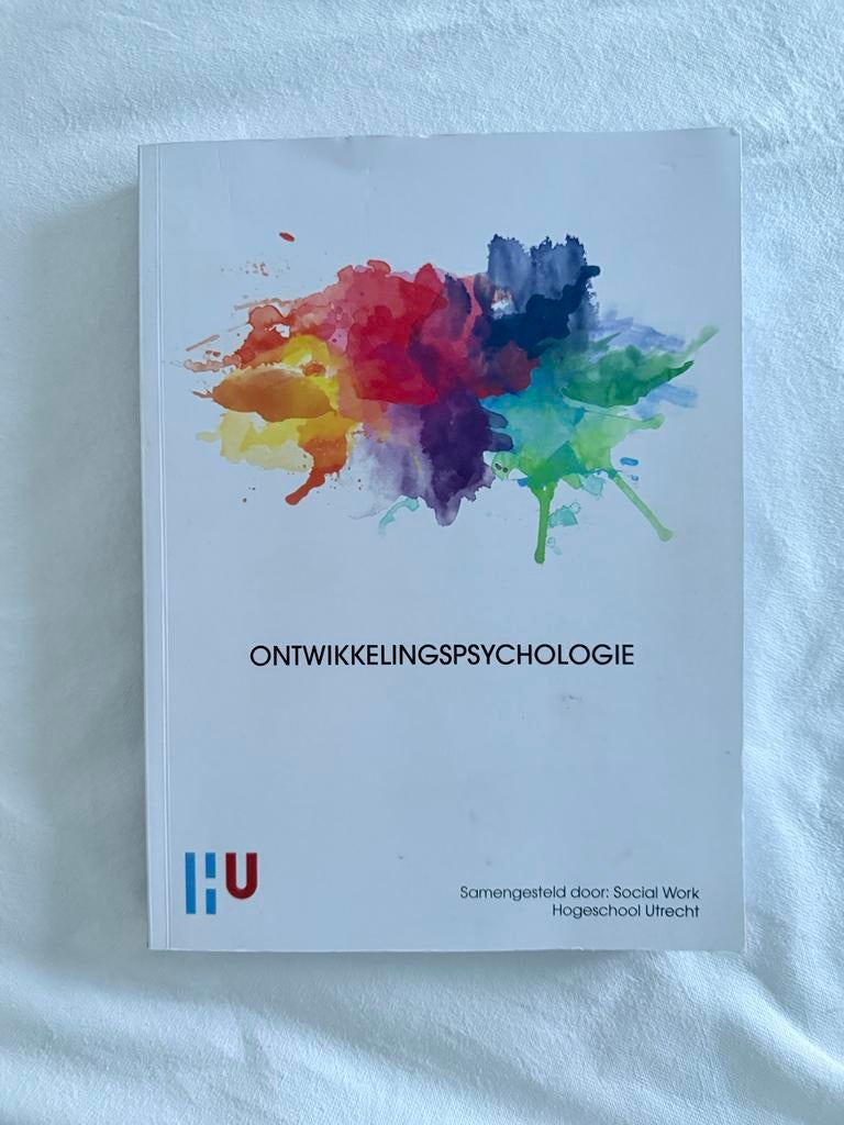 Ontwikkelingspsychologie - Hogeschool Utrecht, Ophalen of Verzenden, Gelezen, Overige niveaus, Overige vakken