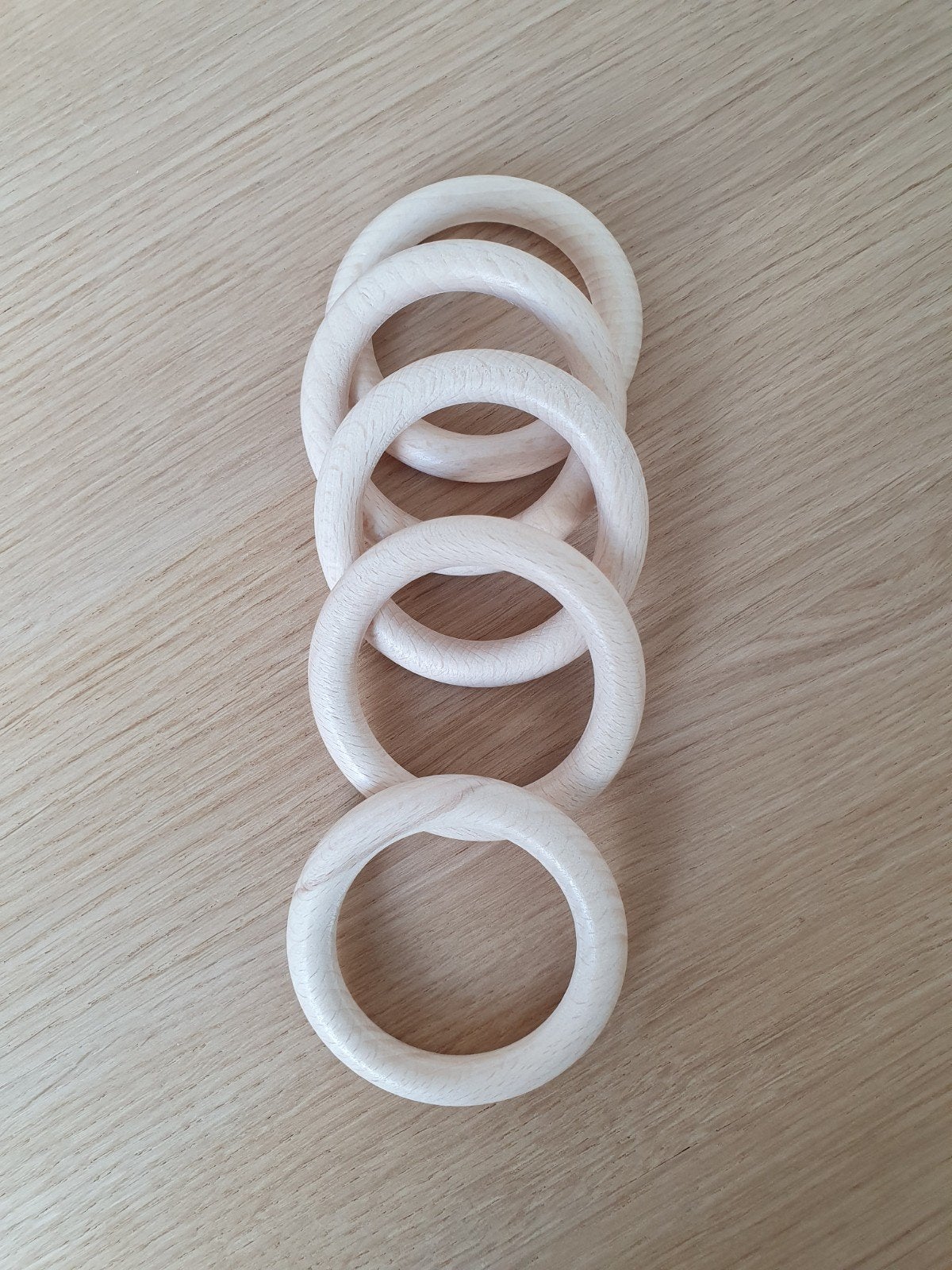 Bijtring babyproof (set van 5), Ophalen of Verzenden, Nieuw, Haken, Patroon of Boek