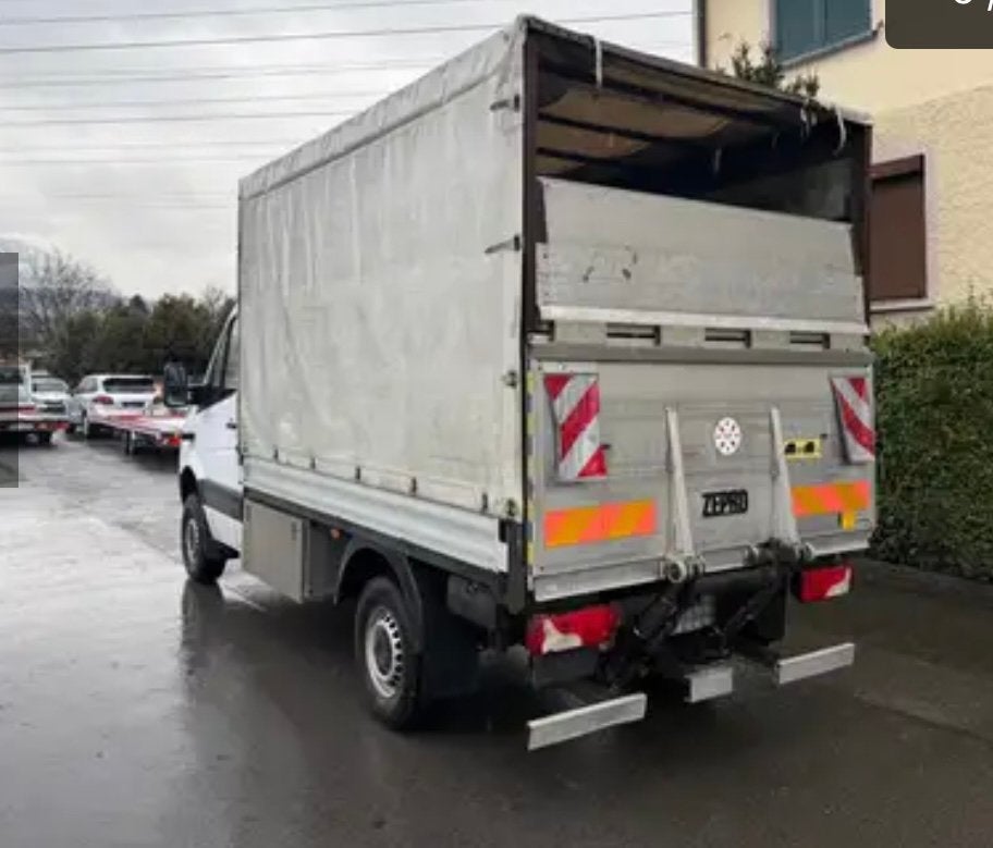 Mercedes Opbouw laadklep Zepro Sprinter 750kg, Ophalen