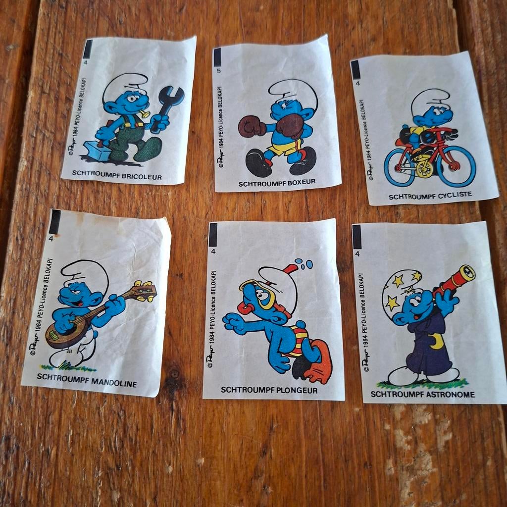 Tekoop  smurfe plaatjes, Ophalen, Plaatje, Poster of Sticker