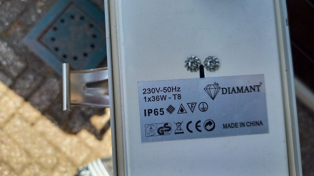 Tl verlichtingsbalk, Doe-het-zelf en Verbouw, Bouwverlichting, Ophalen, Zo goed als nieuw, Minder dan 50 watt, Armatuur