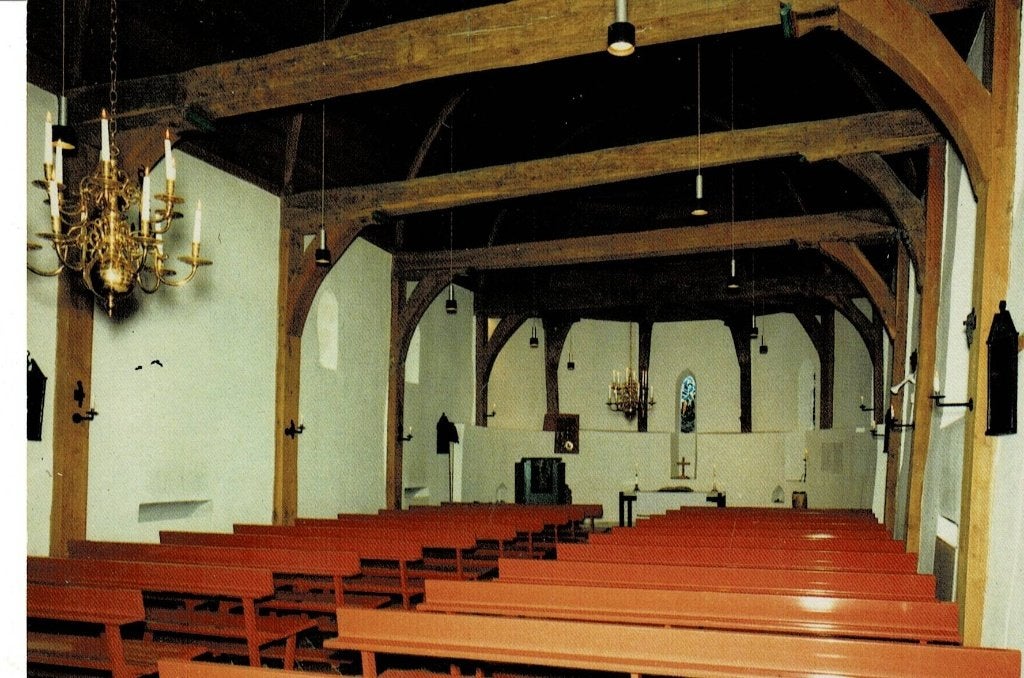 Exmorra, interieur  Kerk, Ophalen of Verzenden, Friesland