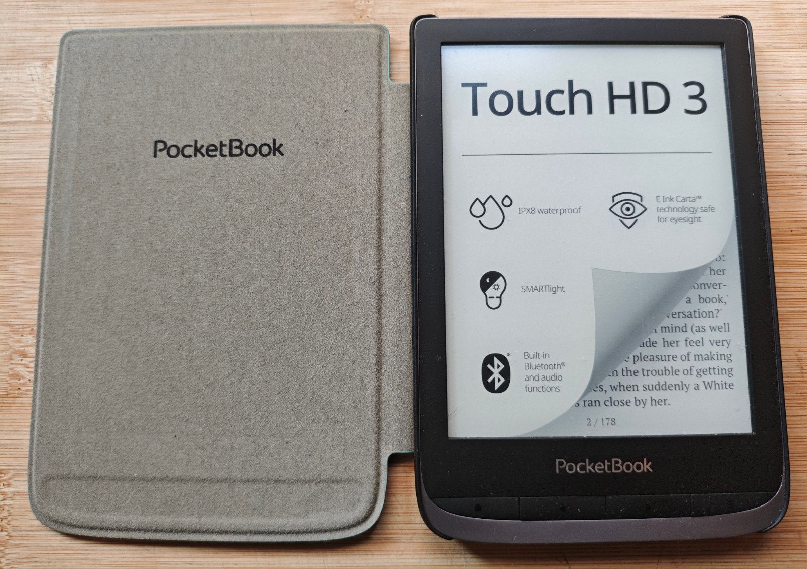 Pocketbook Touch HD3 e-reader, als nieuw, waterdicht, Computers en Software, E-readers, Zo goed als nieuw, 6 inch of minder, 16 GB of meer