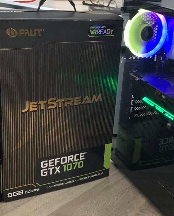 Gtx 1070 8GB Palit, PCI-Express 3, Ophalen of Verzenden, Nvidia, GDDR5