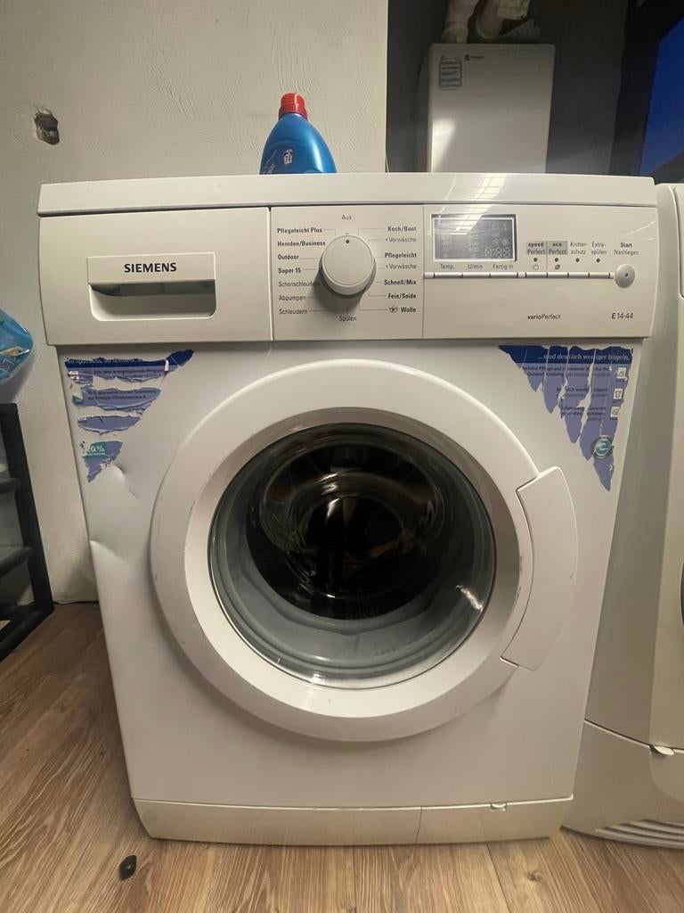 Siemens wasmachine, Ophalen, 1200 tot 1600 toeren, Gebruikt, Voorlader