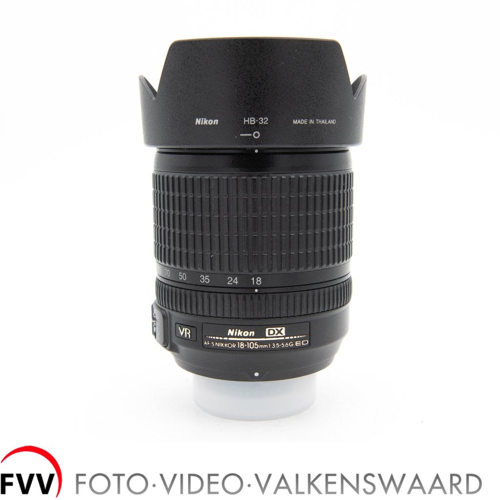 Nikon AF-S 18-105 mm F3.5-5.6 G ED VR, Gebruikt, Handmatige focus, Nikon, Ophalen of Verzenden