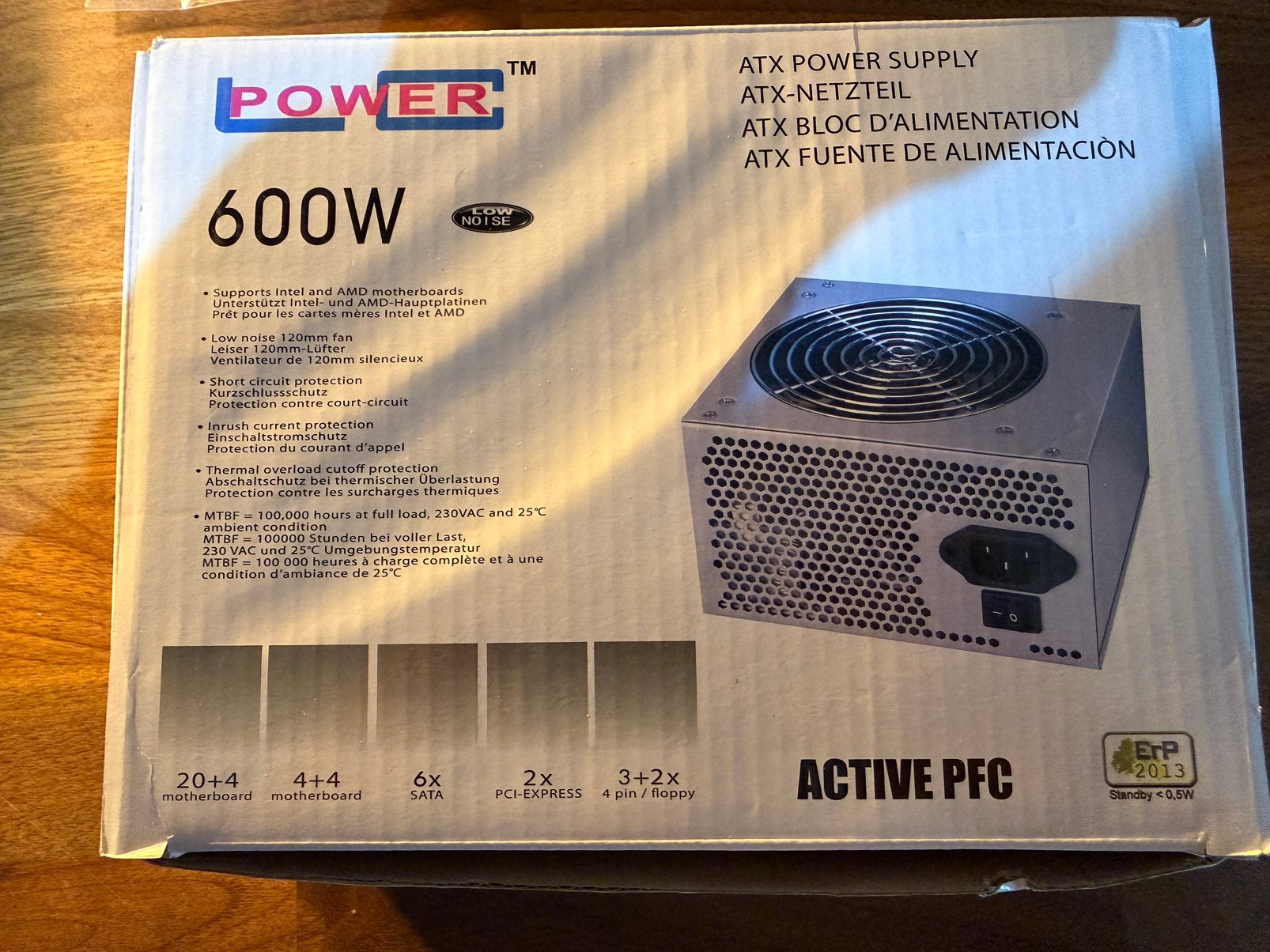 FSP Fortron 500W ATX 2.3 85plus Voeding, Computers en Software, Ophalen of Verzenden, Gebruikt