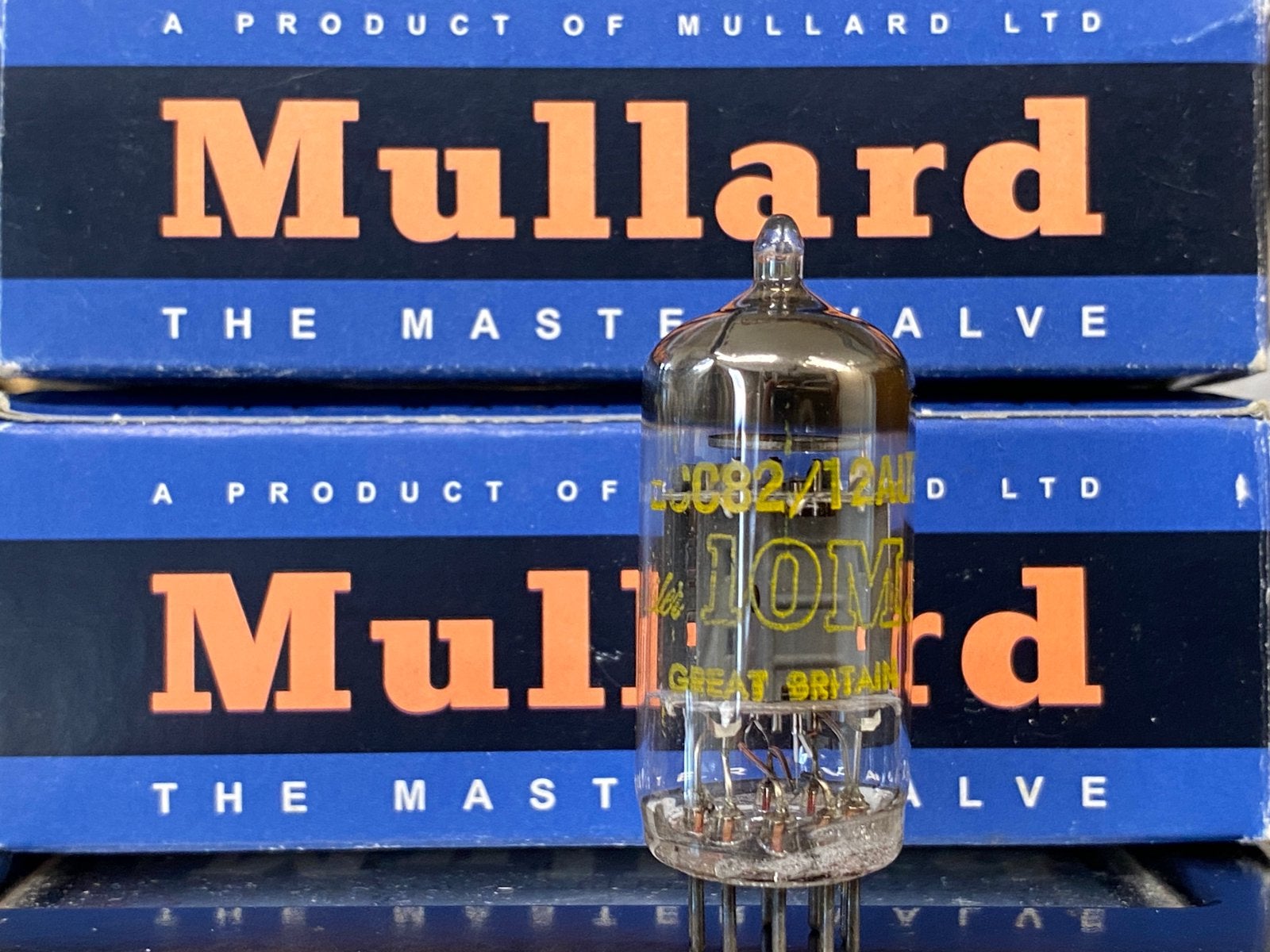 Mullard 10M ECC82 / 12AU7 Masterseries Metal Pin 109/119% GM, Ophalen of Verzenden, Buis of Buizen