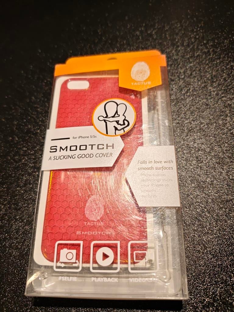Tactus Smootch iPhone 5/5S Hoesje - Rood, Ophalen of Verzenden