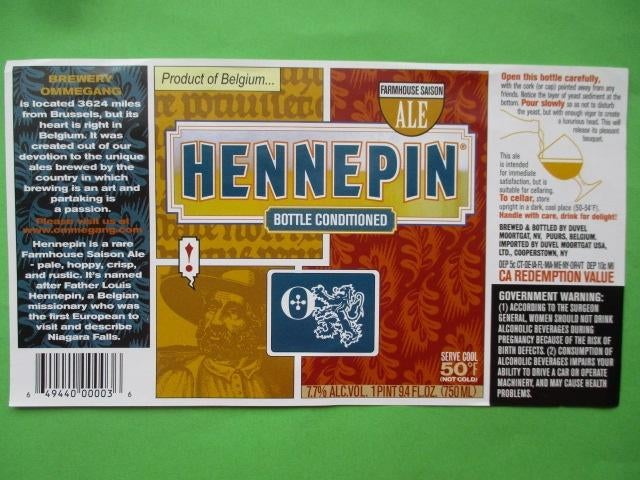 bieretiket Belgie 7-5 (14J) duvel(ommegang), Ophalen of Verzenden, Gebruikt, Overige typen, Duvel
